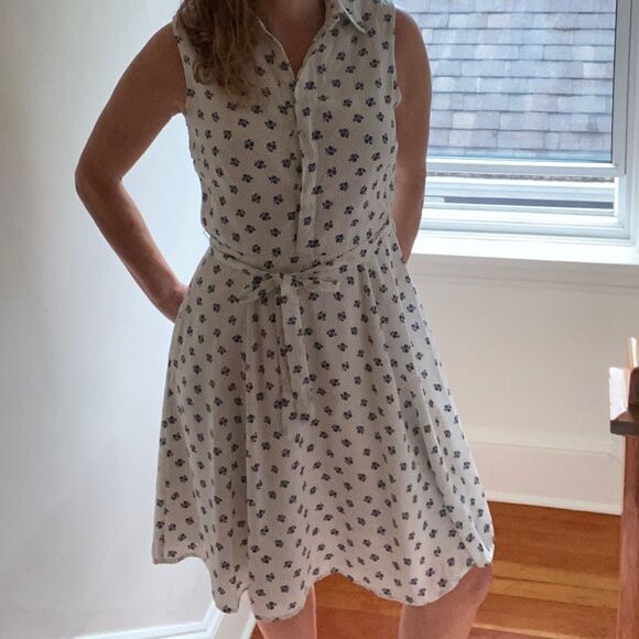 Banana Republic Fit & Flare Floral Dress - Picture 9 of 13